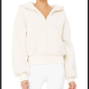 Alo Yoga Streetside Half zip Sherpa